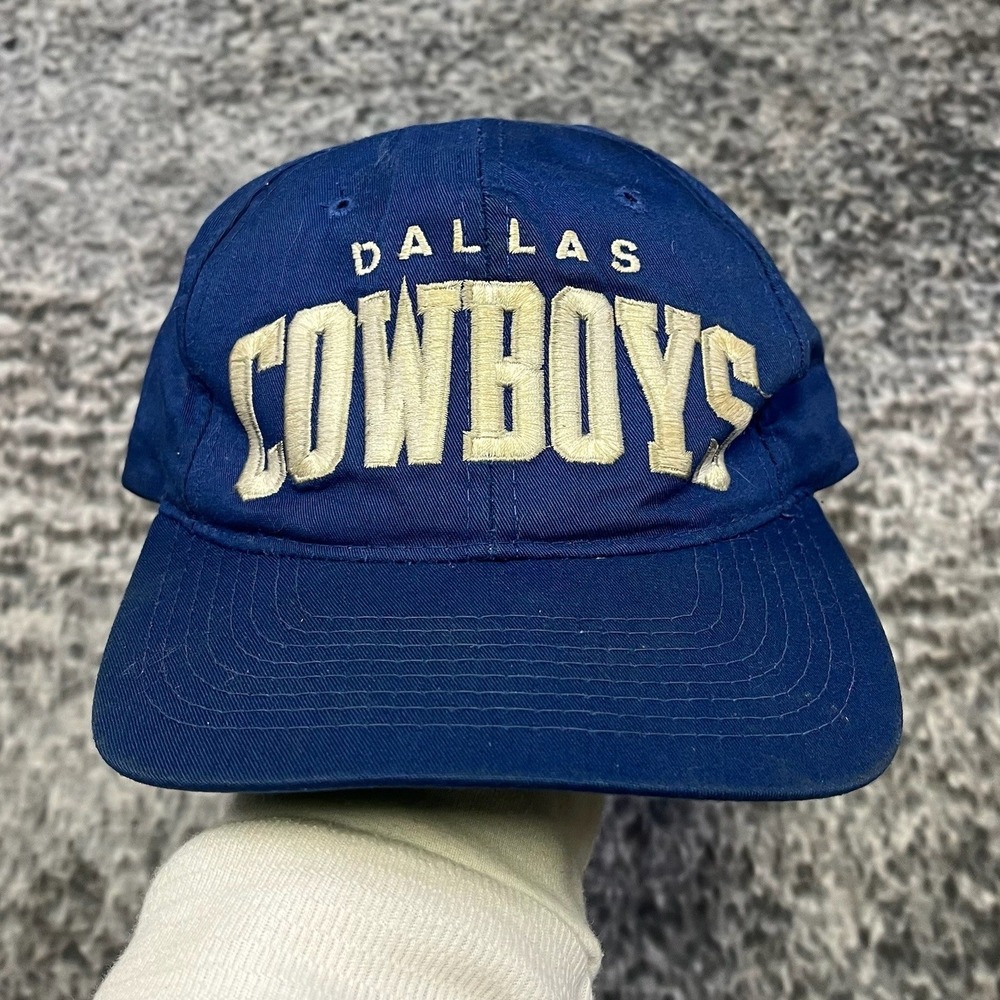 Vintage 90s Dallas Cowboys Starter Hat Snap Back Wool Embroidered Logo NFL